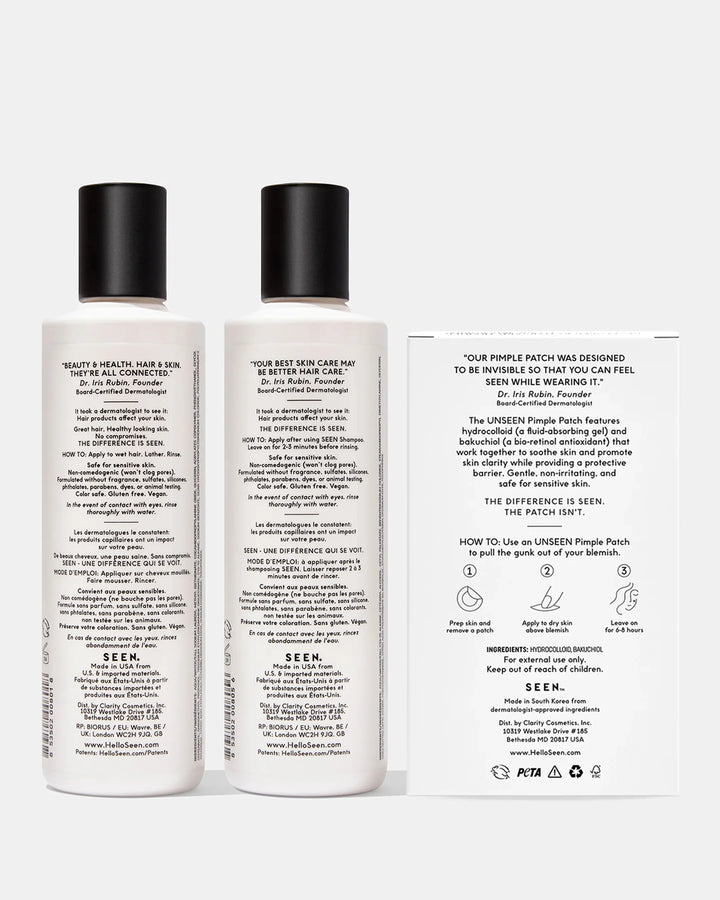 SEEN Acne-Safe Bundle, Fragrance Free