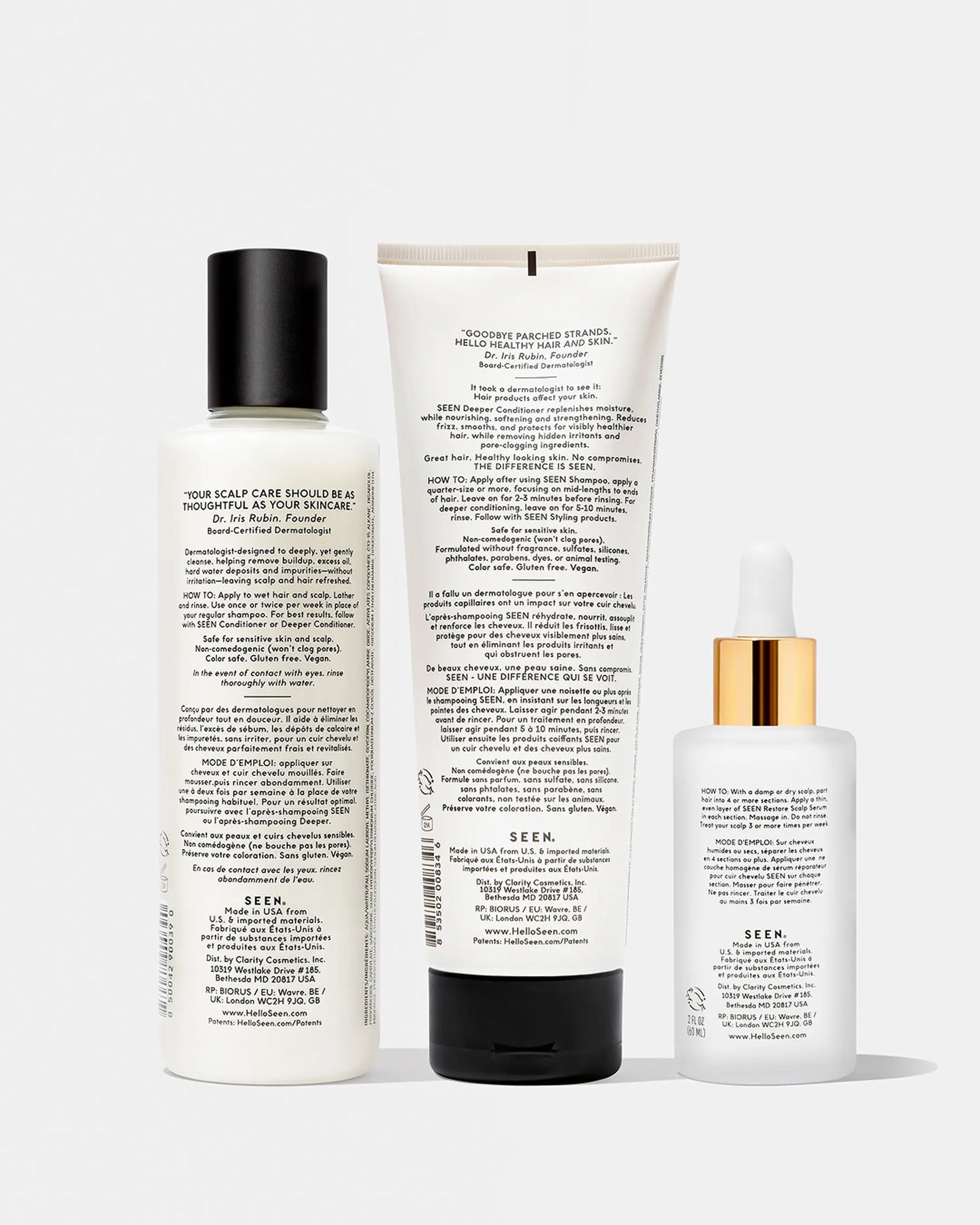 SEEN Healthy Scalp Advanced Hydration Bundle, Fragrance Free