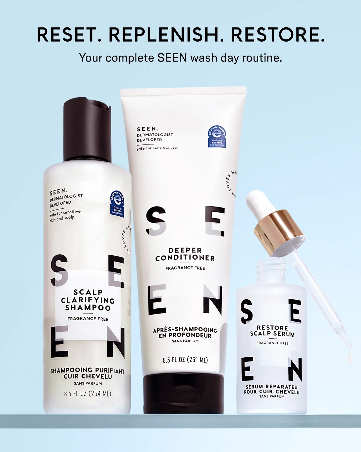 SEEN Scalp Clarifying Shampoo, Fragrance Free